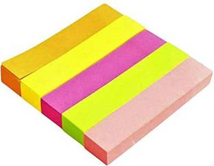 Bee Fly Self- Adhesive flag smooth Sticky note pad in multicolor 40 Sheets neon, 5 Colors