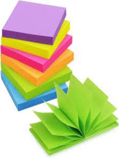 navysny Sticky Notes 400 Sheets Regular, 5 Colors (Multicolor) 400 Sheets Regular, 5 Colors