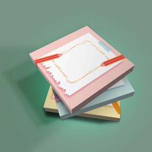 Niki Enterprises Cute Memo Pad 08 ( Set of 3 Pads ) 100 Sheets Regular, 3 Colors