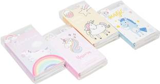 KIDICITI unicorn Colorful 20 Sheets Unicorn sticky note, 2 Colors