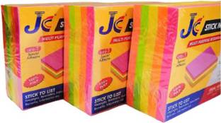 JKK Eco Friendly Sticky note pad And Removable Sticky Notes 400 Sheets Regular, 5 Colors
