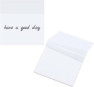 rashi 100 Sheets Transparent Sticky Notes, Waterproof Clear Sticky Note 100 Sheets Ragular, 1 Colors