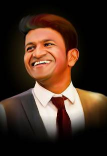 Poster Superstar Puneeth Rajkumar Sl-16443 (Wall Poster, 13x19 Inches, Matt Paper) Fine Art Print