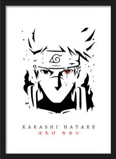 Kakashi Hatake | Naruto Shippuden Characters Vector Art Framed Posters Paper Print