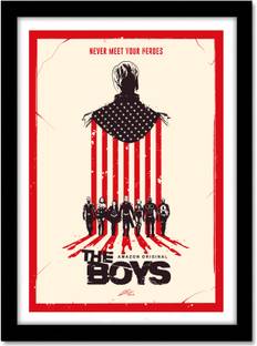 The Boys Series Framed Poster With Acrylic Sheet For Room & Office Paper Print
