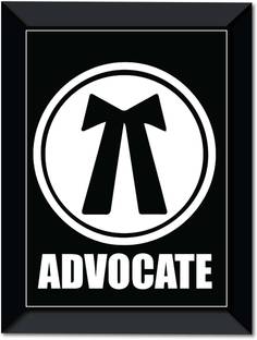 Advocate I Lawyer I The Court I Wall Frame A4 Fine Art Print