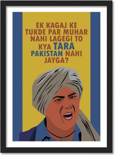 Gadar Ek Prem Katha Movie Framed Poster With Acrylic Sheet For Room & Office Paper Print