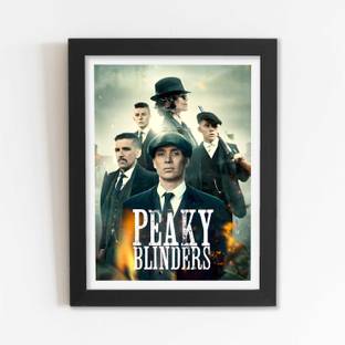 Yuckquee Peaky Blinders Framed Poster (Size: 10 X 13 Inch) P-31 Digital Reprint 13 inch x 10 inch Painting