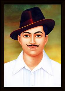 RESPECTED SHAHEED BHAGAT SINGH PHOTO FRAME Photographic Paper