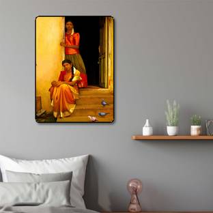 saf Traditional Woman Wall Décor Digital Reprint 14 inch x 11 inch Painting