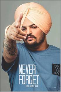 sidhu moose wala punjabi singer poster | sidhu moose wala poster for wall décor Fine Art Print