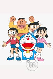 Cartoon Posters, Cartoon Posters for Room, Unframed, with Double Sided Tape Paper Print