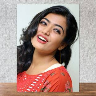 Poster Rashmika Mandanna sl-4922 (Wall Poster, 13x19 Inches, Matte Paper, Multicolor) Fine Art Print