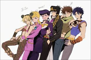 Jojo'S Bizzare Adventure Anime Series Hd Matte Finish Poster Paper Print