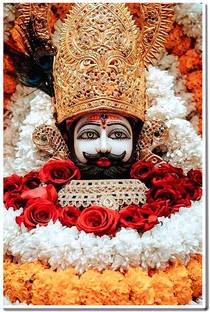 Khatu Shyam Ji Poster | Khatu Shyam Ji | 350GSM | Size 12 X 18 inch Paper Print