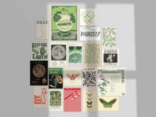 Aesthetic Vintage Wall Collage Kit, Teen Girl/Boy Retro Photo Collage, Aesthetic Green Wall Art, Pinterest Room Decor, Digital Collage Kit Set of 20 green vintage pictures, 1 pcs 8x10 inch, 1 pcs 8x8 inch, 4 pcs 5x5 inch, 4 pcs 5x7 inch, and 10 pcs 4x6 inch. Photographic Paper