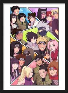 Naruto Shippuden | Team 7,8,9,10 | Naruto Frames & Posters | Anime Paper Print