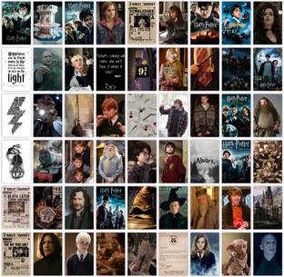 Pack of 54 Harry Collage Kit For Wall Fine Art Print