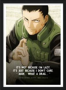 Shikamaru Nara | Naruto Shippuden Characters - Anime Framed Poster Paper Print