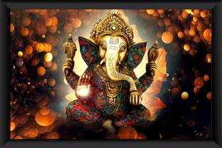 BEAUTIFUL LORD GANESH JI PHOTO FRAME Photographic Paper