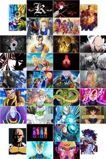 Anime Manga Photo Cards - Set of 32 cards Photographic Paper