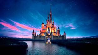 disney castle Print Poster on 13x19 Inches Paper Print
