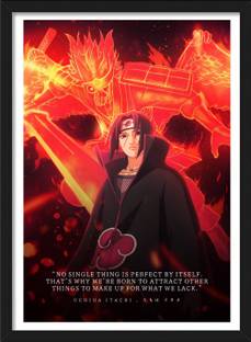 Itachi uchiha's Words | Naruto Shippuden Frames & Posters | Anime Frames Paper Print