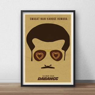 Salman Dabangg Framed Poster Paper Print