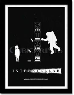 Interstellar Movie Framed Poster for home and wall decor Paper Print