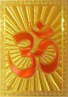 gold foil embossed om photo (2.4 x 3.4) Photographic Paper