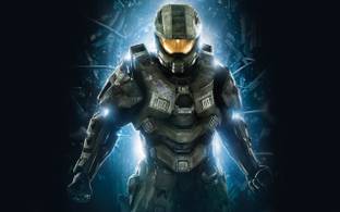 Master Chief in Halo 4 ON FINE ART PAPER HD QUALITY WALLPAPER POSTER Fine Art Print
