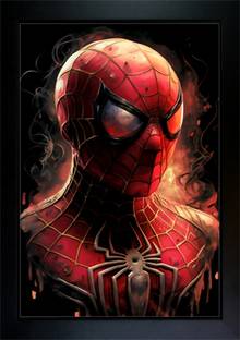 spiderman poster | spiderman photo frame Paper Print