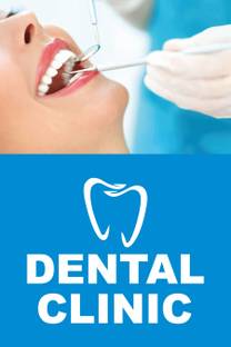 Dentist Dental Care Teeth Poster For Clinic Hospital Paper Print Fine Art Print