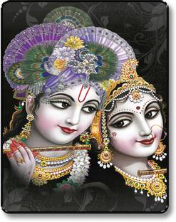 saf RADHA KRISHNA PAINTING Digital Reprint 11 inch x 14 inch Painting