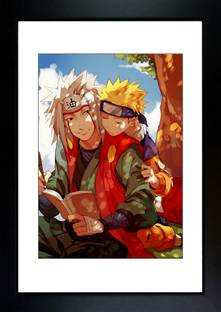 anime photo frame | Naruto Anime Uzumaki Naruto Jiraiya Naruto photo Paper Print