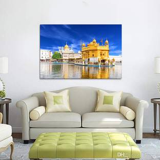 Vinyl Golden Temple wallpaper poster 24x36 inch 3D Poster