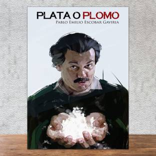 Poster Pablo Emilio Escobar Gaviria Movitational sl-4889 (Wall Poster, 13x19 Inches, Matte Paper, Multicolor) Fine Art Print