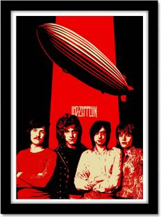 LED Zepplig Framed Poster For Room & Office (10 Inch X 13 Inch, Framed)… Paper Print