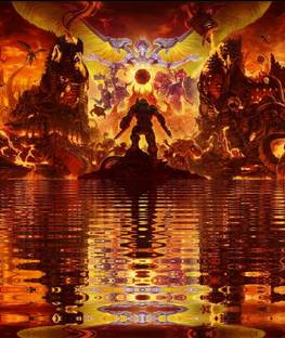 Doom Eternal Doom Marine Video Game Hd Matte Finish Poster Paper Print