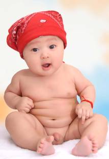 Cute new Baby Born| Baby wallpaper| room decorative poster of baby boy (Without Frame) Paper Print