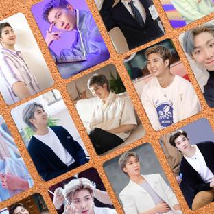 BTS "NAMJOON" Member Bias Pack Photo cards (Set of 16 + 2 Free Stickers ) Photographic Paper