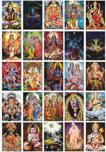 25pcs Religious God Collage Kit Posters with Double Sided Tape-126 Paper Print