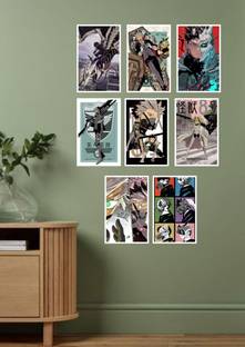 Pack of 8 Kaiju 8 Anime New Poster for Room & Hostel - Paper Print