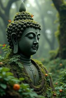Gautam Buddha Poster for Home Decoration D25 Paper Print