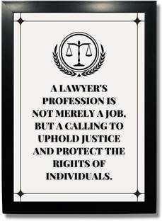 Lawyer Law Poster for Room Office Home Photographic Paper