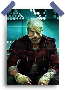 Sharukh Khan Jawan posters -SRK107 Paper Print