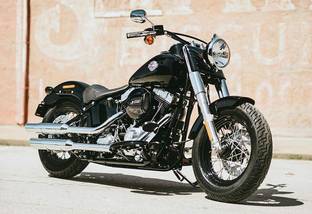 Poster Harley Davidson Softall Slim Harley Davidson Poster Wall Poster sl1716 (13x19 Inches, Matte Paper, Multicolor) Fine Art Print