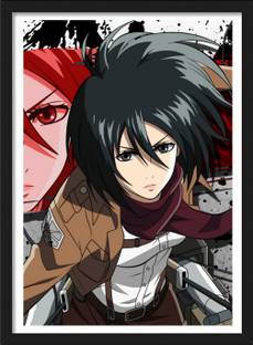 Mikasa Ackerman | Attack on Titans - Anime Framed Poster Paper Print