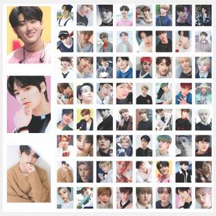 BTS Photo Card High Quality Printed & Unique Design Pack Of 64 Card Size- "3.00x4.00"inches Multi-Color And Premium Card Paper Print