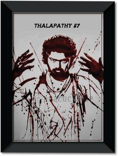 Thalapathy 67 I Vijay I Tamil Cinema Wall Frame A4 Fine Art Print
